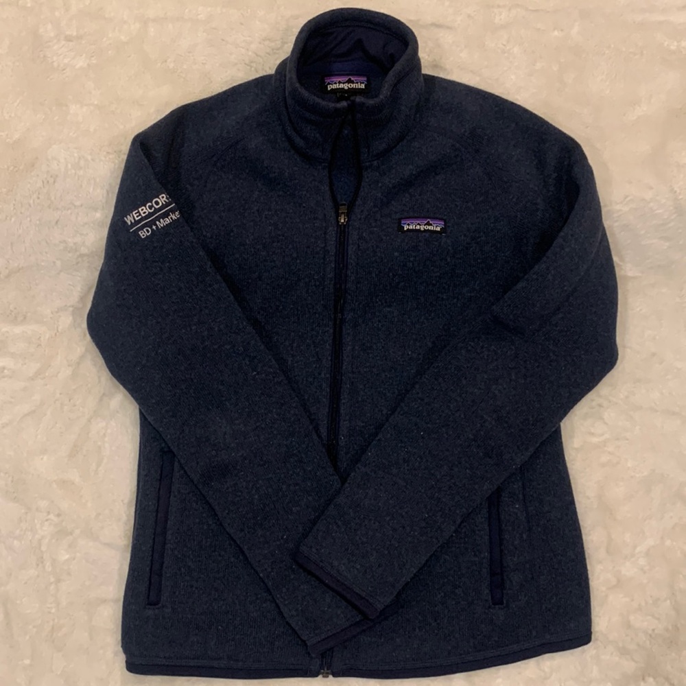 Patagonia Better Sweater Blue Women’s Small with Company logo